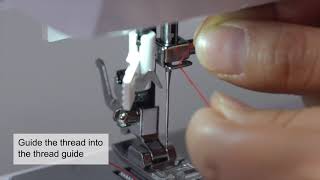 Uten Sewing Machine 2685A How to thread the needle thread [upl. by Bond328]