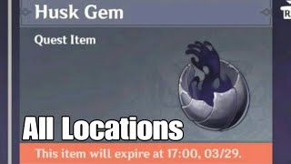 All Husk Gem Locations Genshin Impact 25 [upl. by Terris]