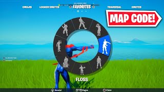 Comment obtenir TOUTES LES DANSES sur fortnite Creatif 20 Map code 2023 Emotes gratuites [upl. by Kokaras]