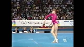 Olesya Dudnik URSS Suelo Campeonato del Mundo 1989 [upl. by Tandy]