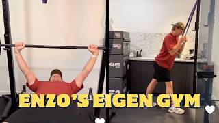 Prachtige gym aan huis voor Enzo Knol en Myron Koops [upl. by Ojadnama885]