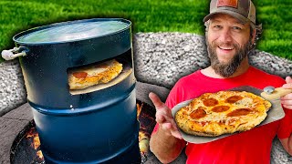 This DIY Pizza Oven Is Cheap Easy And Works Amazing [upl. by Anawk]