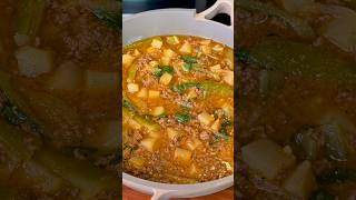 Picadillo de Carne Molida con Papas y Chile Verde Receta shorts [upl. by Butch]