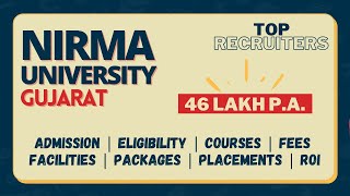 Nirma University  Courses Review  Fees Structure  Eligibility  Placements  Plackages [upl. by Errol25]