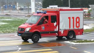 Feuerwehr EbikonDierikon  Kleintanklöschfahrzeug quotGötziquot [upl. by Rolyab]