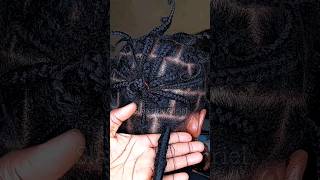 Easiest Faux Locs Tutorial Using Brazilian Wool fauxlocs crochetfauxlocs locs crochet [upl. by Enilrek]