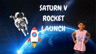 How I Launched Saturn V Rocket in Spaceflight Simulator  AstroTanvish [upl. by Eisset576]