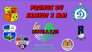 PRONOSTICS DU SAMEDI 2 MAI 100  GRATUITS [upl. by Oenire]