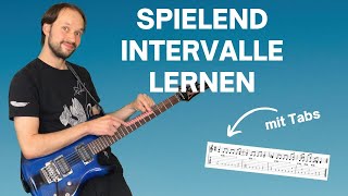 Gitarren Theorie Intervalle – spielend leicht erklärt [upl. by Barr]