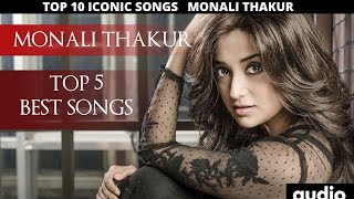 Top 10 Iconic Songs Of Monali Thakur  shorts shortsindia music [upl. by Elylrac586]