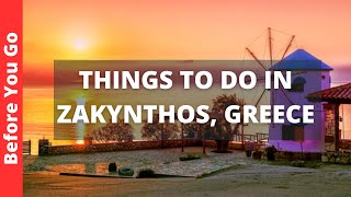 Zakynthos Greece Travel Guide 12 BEST Things To Do In Zakynthos [upl. by Itirahc]