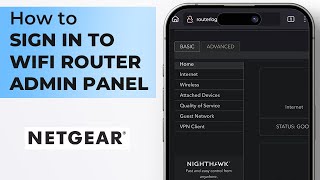 📱 How to Login Into Your NETGEAR Routers Setting Using Phone [upl. by Godard246]