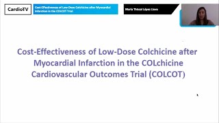 La SEC te lleva a ACC20 IN ∙ Cost effectiveness of COLCOT Trial [upl. by Snave]