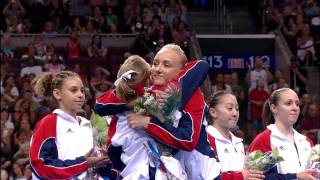 Shawn Johnson and Nastia Liukin Named to the Team  2008 Olympic Trials  Day 2 [upl. by Cheke]