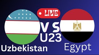 Ozbekiston U23 vs Misr U23 jonli futbol uchrashuvi erkaklar ortasidagi Olimpiya futbol turniri [upl. by Avle]