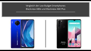 Blackview 80s und Blackview 80 Plus Smartphone Vergleich deutsch [upl. by Bonine]