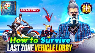 How To Survive In Last Zone Vehicle Lobby ✅  Solo Grandmaster Rank Pushing 🔥  Utkarsh FF [upl. by Nangatrad]