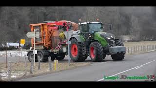 Fendt 1050 amp Noremat  939 S4 Black amp Dolly  Fond Mouvant Legras  Broyage de Bois 2017 [upl. by Esor]