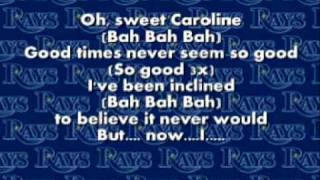 Sweet Caroline  Neil Diamond  Lyrics  YouTube Music [upl. by Lauretta705]