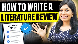 How to write a Literature Review  With AI TOOLS 🔥  Stepbystep explained [upl. by Agate907]