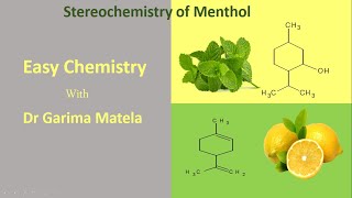 Stereochemistry of Menthol [upl. by Norword]