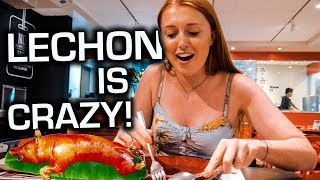 Filipino LECHON British Couple FIRST TIME Reaction [upl. by Arod]