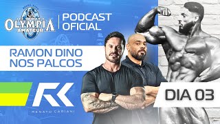 RAMON DINO NOS PALCOS AO VIVO DO MR OLYMPIA BRASIL 2024  IRONCAST 398 [upl. by Sadinoel]