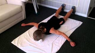 Prone Scapular Retraction Exercise [upl. by Appleby]