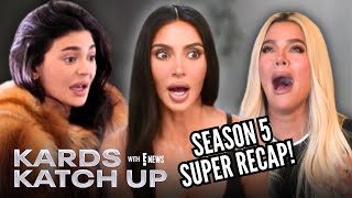 The Kardashians BEST Of Season 5 SUPER Recap  Kards Katch Up with E News [upl. by Yruama106]