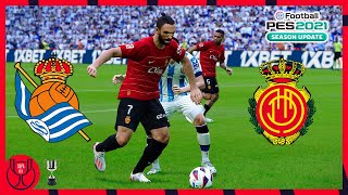 Real Sociedad 🔵⚪ vs RCD Mallorca 🔴⚫  Copa del Rey Semifinales Vuelta  Gameplay  PC [upl. by Ailil]