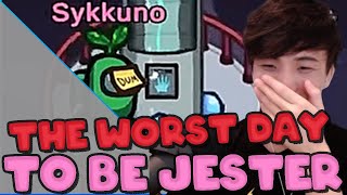 Sykkunos WORST DAY to be Jester in Among Us ft Valkyrae Corpse Toast Fuslie LilyPichu [upl. by Garrity]