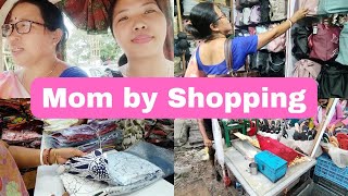 Ani Mom by shopping o thanglaikha tini onek din pore 🛍Shopping with Mom shoppingvlog agartala [upl. by Calypso247]