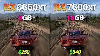 RX 7600 XT 16GB vs RX 6650 XT 8GB  Test in 1080p amp 1440p [upl. by Adnamar44]