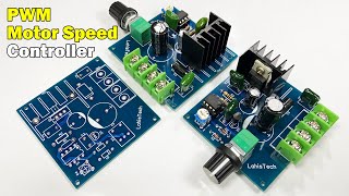 How to make DC Motor PWM Speed Controller PCB Design [upl. by Pheni345]