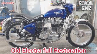 royalenfield bullet electra model 2005 restoration modification pankajre222 [upl. by Goodard]