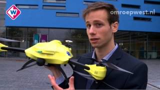 Student TU Delft ontwerpt ambulancedrone [upl. by Erde379]