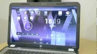 Android x86 Project 42 Jelly Bean On A Laptop [upl. by Lyrej366]