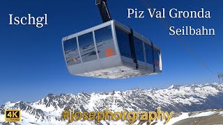 Ischgl ein Traum Piz Val Gronda Seilbahn [upl. by Naitsabas]