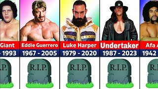 WWE Wrestlers Who Have Died 19822024 [upl. by Eendyc]