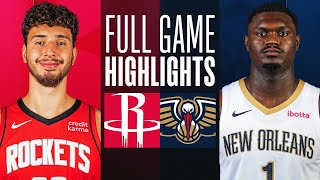 ROCKETS at PELICANS  FULL GAME HIGHLIGHTS  February 22 2024 [upl. by Schlessinger829]