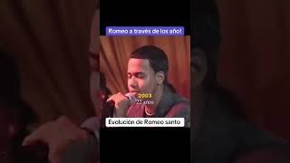 ROMEO SANTOS A TRAVEZ DE LOS AÑOS foryou shortvideos viralvideo parati bachata romeosantos [upl. by Onder]