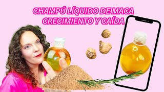 Tutorial como hacer CHAMPÚ DE MACA anticaída y potenciador del crecimiento 💇‍♀️ [upl. by Aniweta]