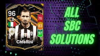 GIORGIO CHIELLINI 96 ALL SBC SOLUTIONS  MADFUT 24 [upl. by Zzaj255]