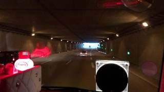 Actros MP4 TGV Horn Tunnelparty [upl. by Nywrad754]