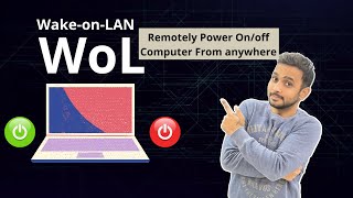 How Can We Remotely Turn On A Laptop or ComputerWake On Lan  Turn On Your Pc Using Phone [upl. by Airdnaxela]