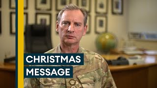 Army chief thanks service in Christmas message 🎄 [upl. by Edualcnaej]