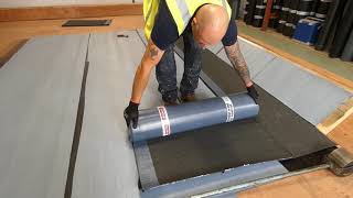 Euroroof Duo Self Adhesive Underlay Installation Demonstration [upl. by Ycniuqed486]