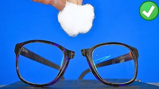 Put Cotton on the Broken Eyeglasses and you will get Amazing Result [upl. by Halak323]