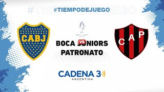 FINAL  BOCA vs PATRONATO  Supercopa 2022 Cadena 3 Argentina [upl. by Esorbma293]