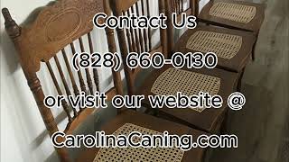 Chair Caning in Asheville [upl. by Ecirum]